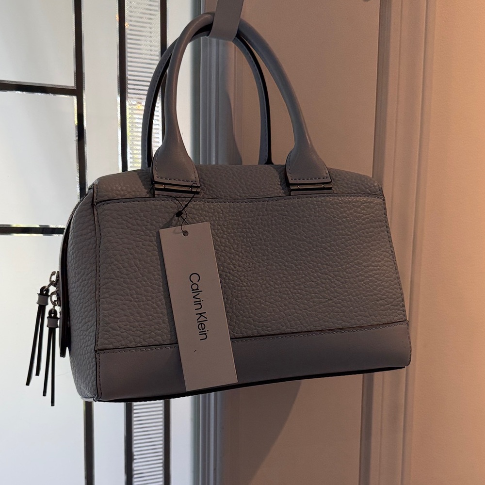 Calvin Klein Charcoal Satchel